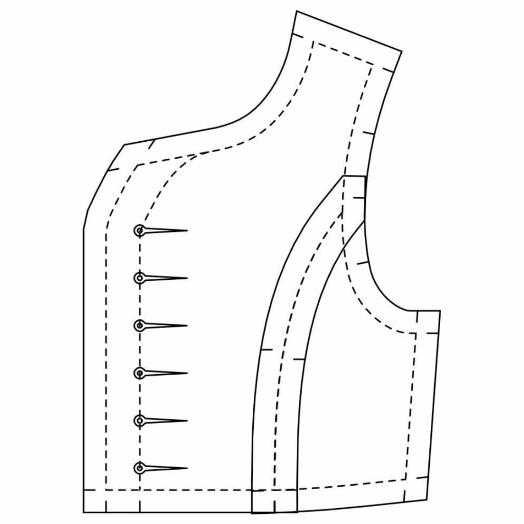 Dirndl mit Wiener Naht nähen 04 | TOSCAminni