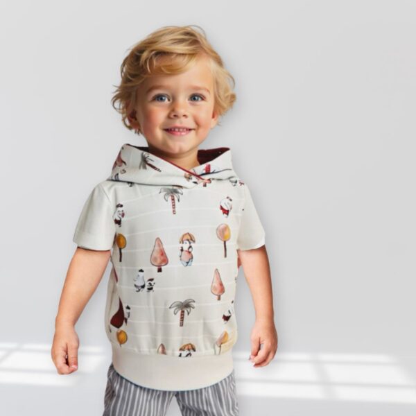 Schnittmuster Kinderhoodie Ela+Kai Gr. 80-140 – Bild 4