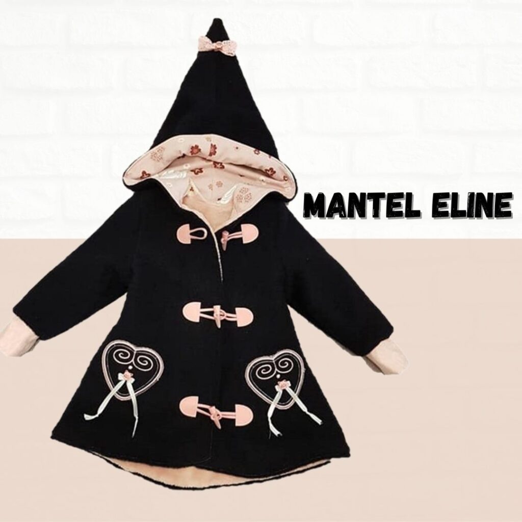 Schnittmuster Walkmantel Eline Gr. 80-152