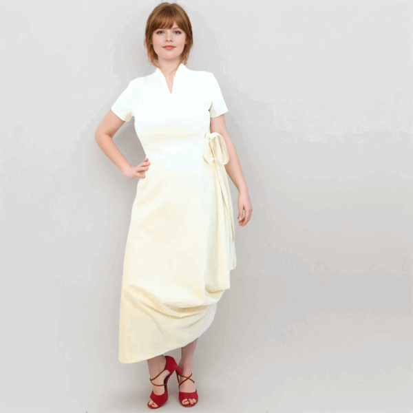 Schnittmuster Damenkleid Muriel Gr. 34-54 mit Schärpe – Bild 5