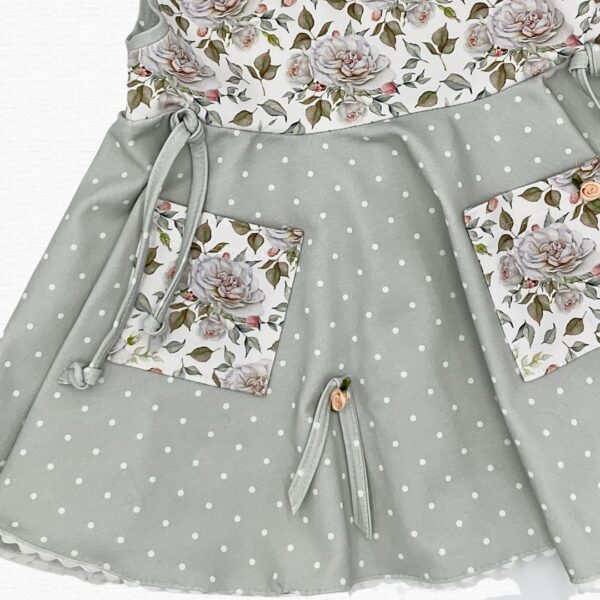 Schnittmuster Kinderkleid Desiree Gr. 80-140 - Puffärmel + Vokuhila-Rock – Bild 7