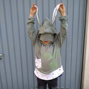 Schnittmuster Kinder-Hoodie Lisa+Bosse Gr. 68-140