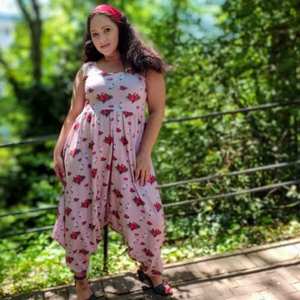Schnittmuster Jumpsuit Ginevra Gr. 34-54 | kurzarm, 3/4-Arm – Bild 3