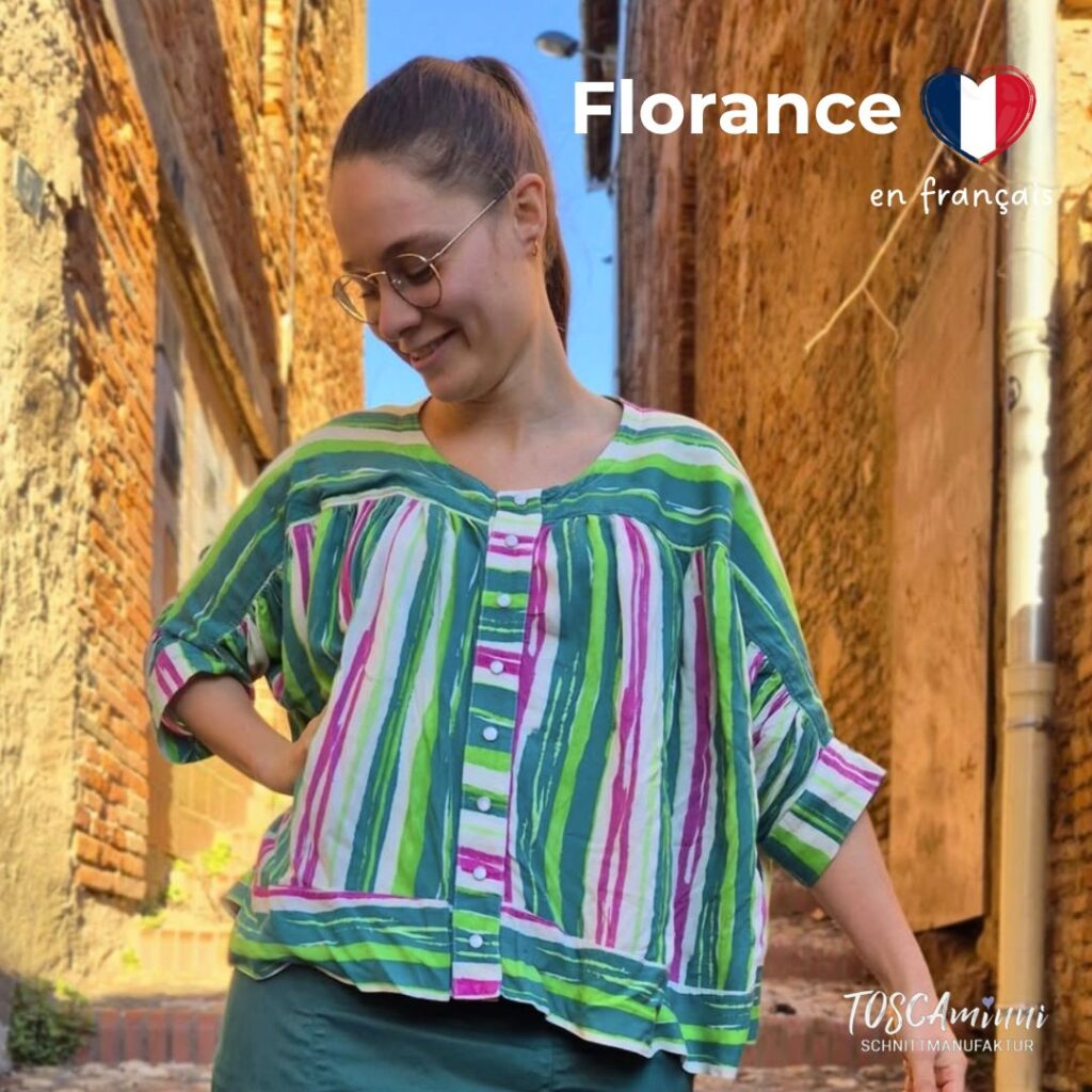 Patron couture blouse ample avec fronces pour femme