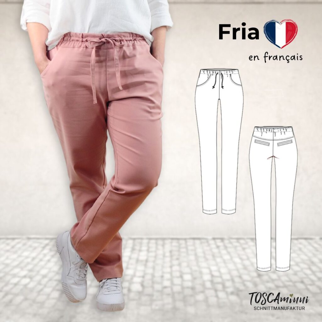Patron couture pantalon chino pour femme