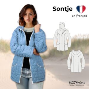 Patron couture veste matelassée pour femme