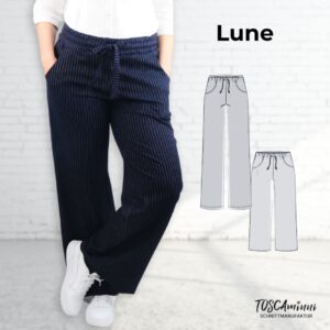 Schnittmuster Damenhose Lune Gr. 34-54 | lässig