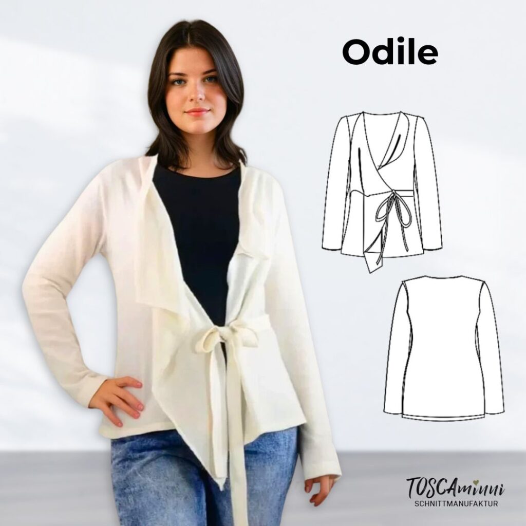Schnittmuster Cardigan Odile Gr. 34-54 | einfach