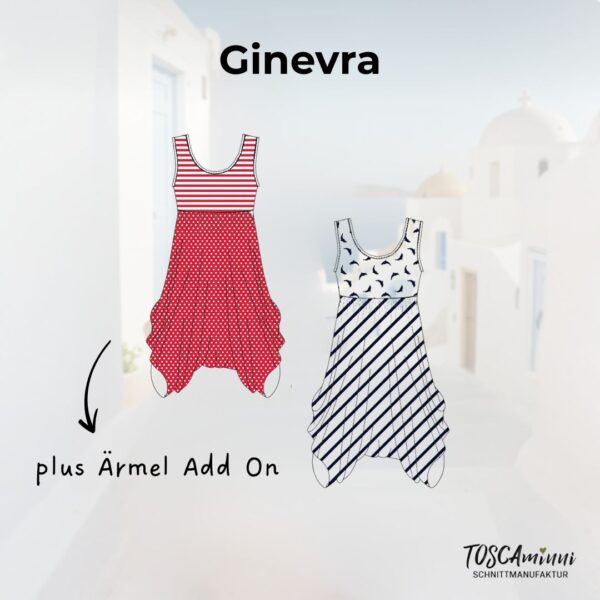 Schnittmuster Jumpsuit Ginevra Gr. 34-54 | kurzarm, 3/4-Arm – Bild 8
