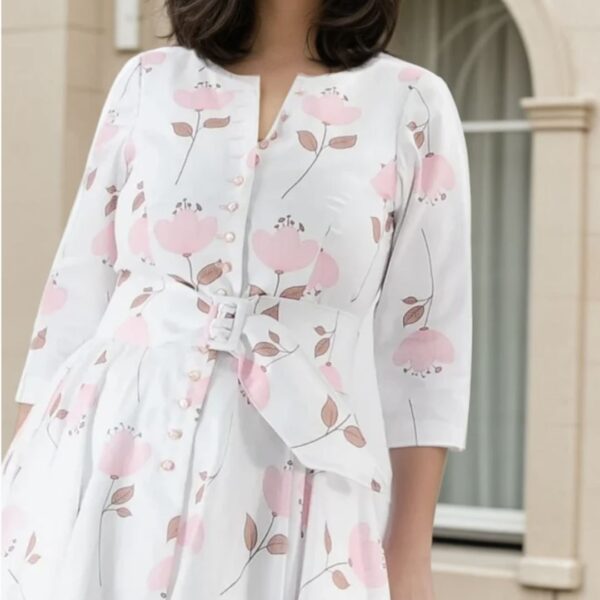 Schnittmuster Sommerkleid mit Knopfleiste Monika Gr. 34-54 – Bild 7