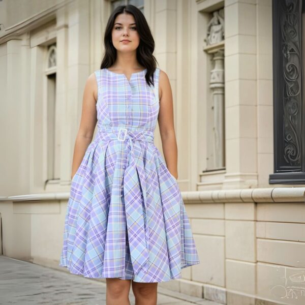 Schnittmuster Sommerkleid mit Knopfleiste Monika Gr. 34-54 – Bild 3