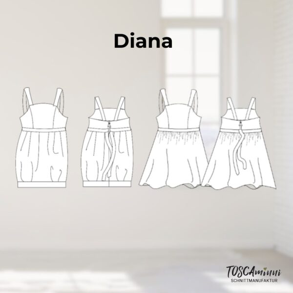 Schnittmuster Neckholderkleid Diana Gr. 34-46 | romantisch – Bild 6