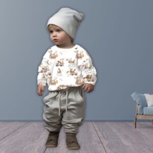 Schnittmuster Babyshirt YELLA+YALL Gr. 62-86 | Baby Sweater