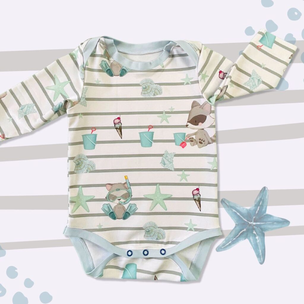 Schnittmuster Babybody Fritzi Gr. 62-104 | amerikanischer Ausschnitt