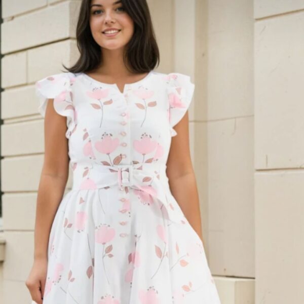 Schnittmuster Sommerkleid mit Knopfleiste Monika Gr. 34-54 – Bild 5
