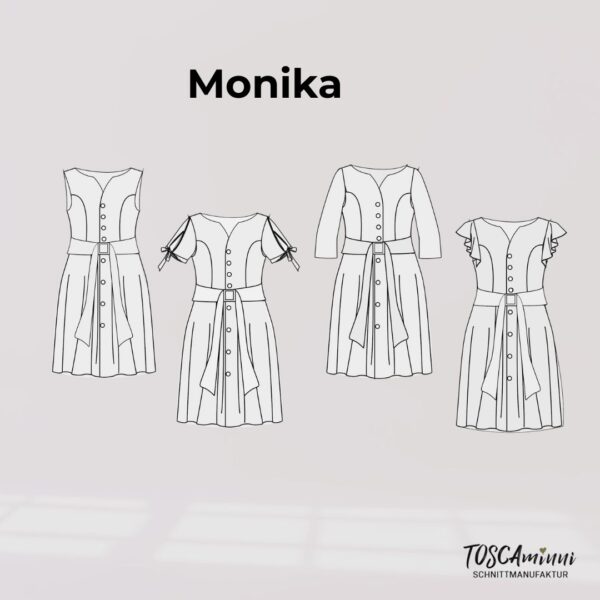 Schnittmuster Sommerkleid mit Knopfleiste Monika Gr. 34-54 – Bild 10