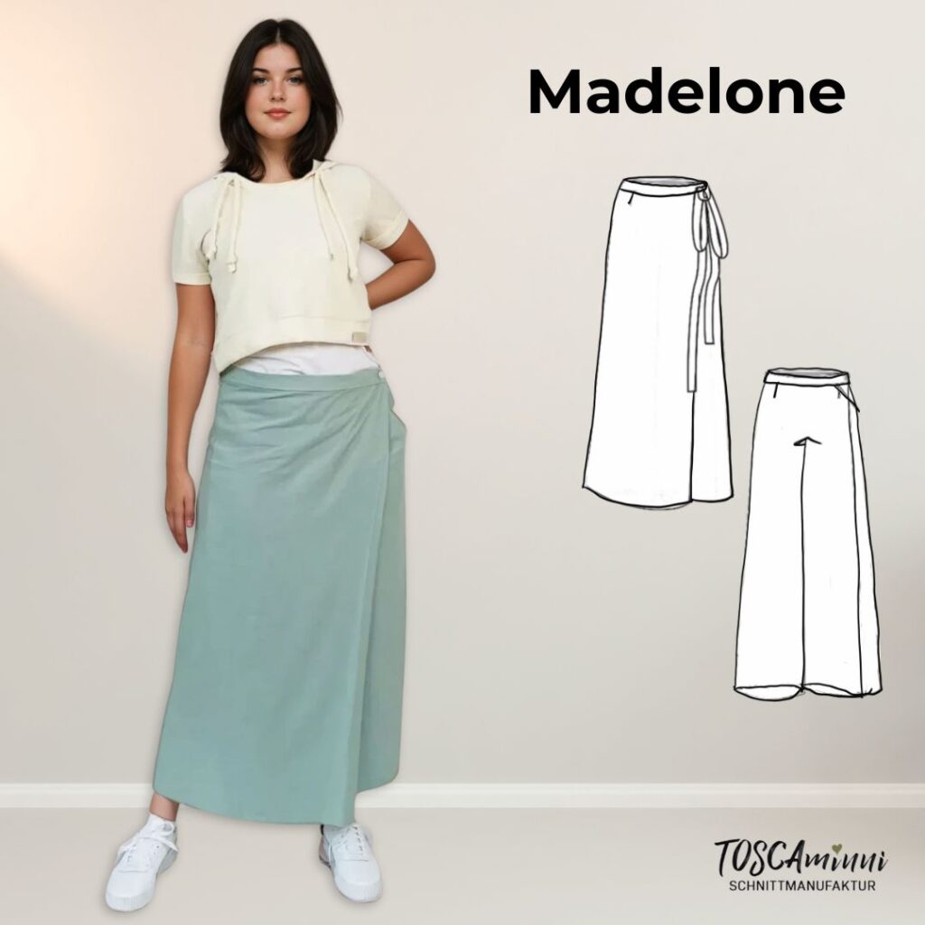 Schnittmuster Wickelhose Madelone Gr. 34-54 - Damen