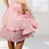 in Schnittmuster für ein Cosplaykleid oder Kostümkleid mit doppeltem Rüschenrock zum selber Nähen