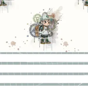 Digitale Stoffmuster Robolilly 19 | TOSCAminni