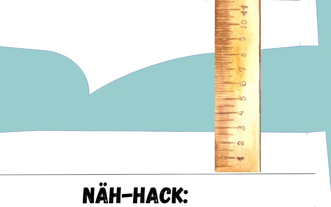 Hose perfekt im Fadenlauf zuschneiden