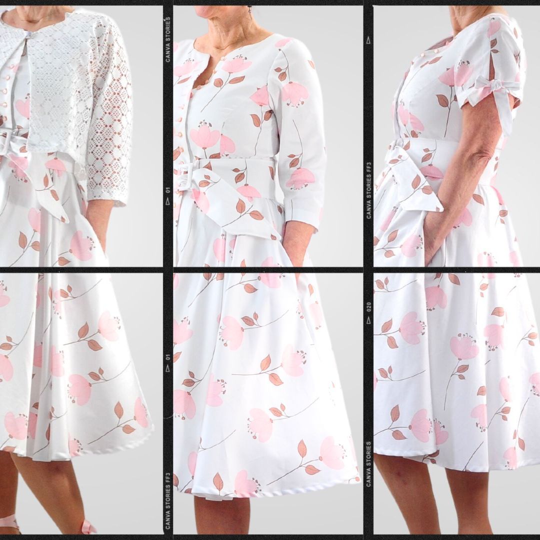 Schnittmuster für Kleid Monika 18