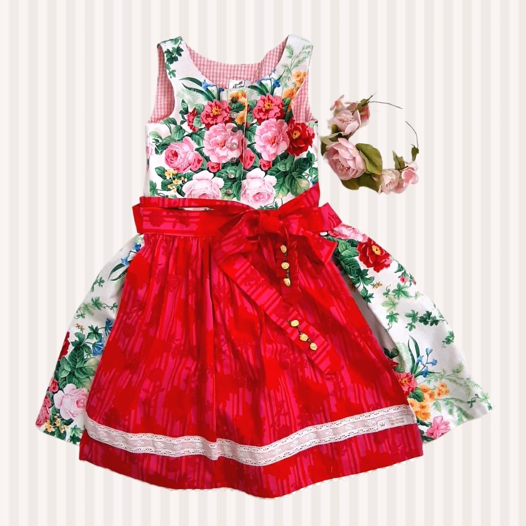 Schnittmuster für Dirndl Herzilein 01 | TOSCAminni