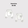 Schnittmuster Babyhose Hermine – technische Zeichnung der Pumphose mit Tasche