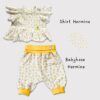 Schnittmuster Babyhose Hermine mit passendem Shirt nähen – einfache Nähanleitung für Babys