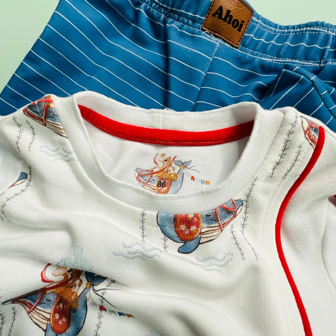 schnittmuster-stoffresteverwertung-kinderschlafanzug-naehen (2) DIY-Stoffreste sinnvoll verwerten - Kinderschlafanzug aus Stoffresten genäht nach einem Schnittmuster von TOSCAminni