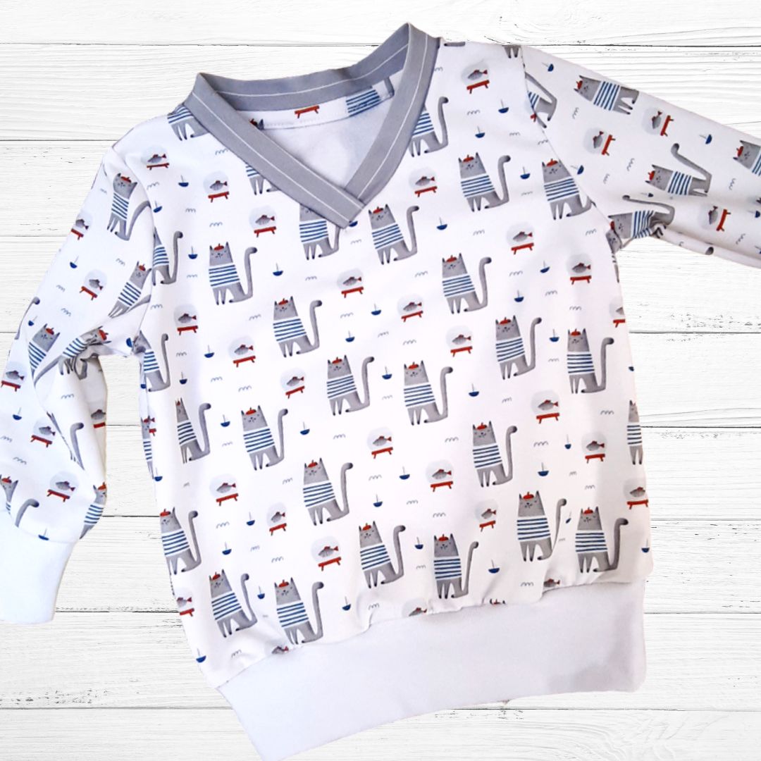 V-Ausschnitt nähen | TOSCAminni