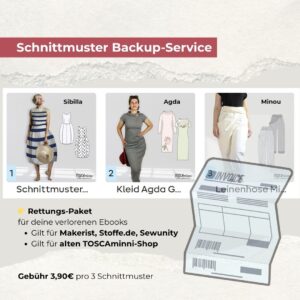Schnittmuster-Backup-Service