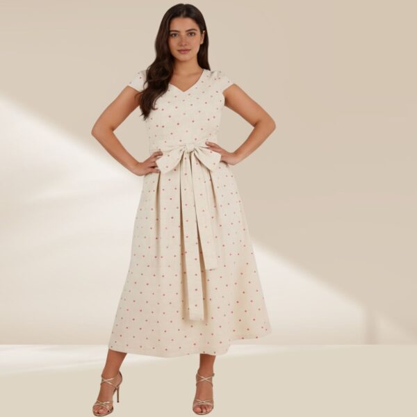 Schnittmuster Leinenkleid Elele – einfaches Sommerkleid mit Bindegürtel