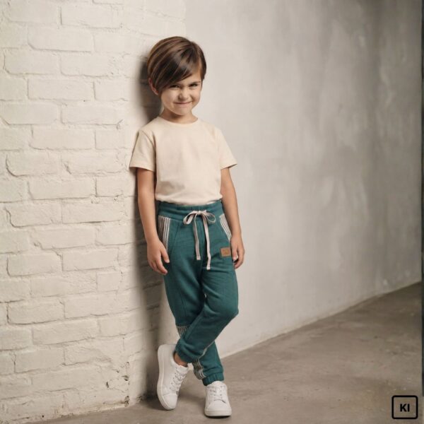 Schnittmuster Kinderhose Kim + Ben mit Teilungsnaht Gr. 86-170 | Jogginghose – Bild 2